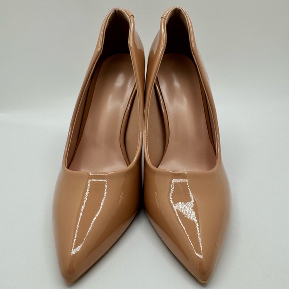 Beige High Heels Stilettos Fall Season Size 7.5 - Picture 4 of 6